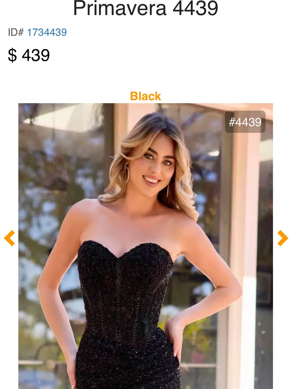 644. Primavera Black Beaded Primavera Cocktail Dress - Black